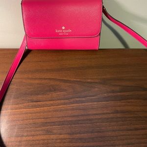 Hot pink Kate spade cross body